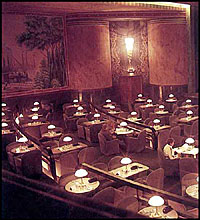 The Commodore dining area